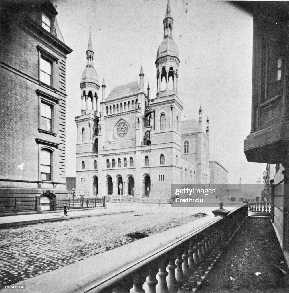 New York City, Temple Emanu-El, Fifth Avenue and east 43rd street