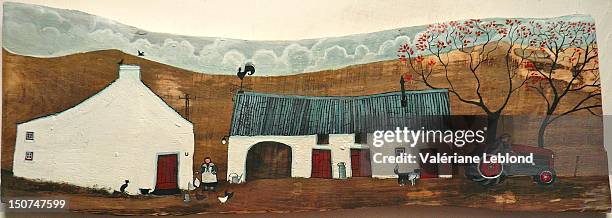 lliw y pridd - livestock truck stock illustrations