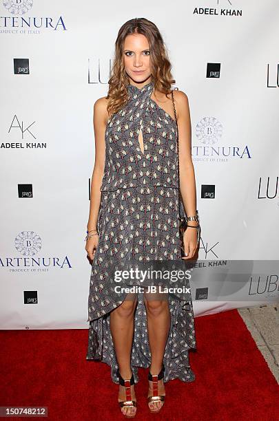 Kira Plastinina attends LUBLU Designer Kira Plastinina and Celebrity Stylist Adeel Khan Celebrate Autumn/Winter 2013 Collection Launch on August 25,...