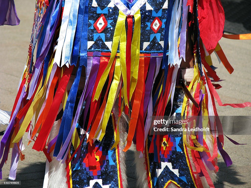 Ribbons On Native American Dancer High-Res Stock Photo - Getty Images