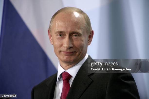 Wladimir PUTIN, prime minister of Russia and the chairman of the party United Russia.