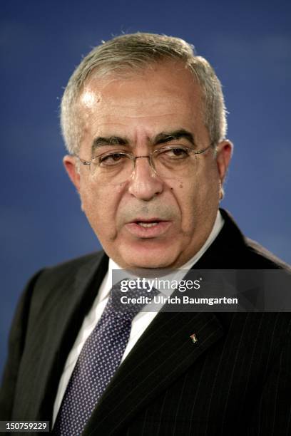 Salam FAYYAD, Prime Minister of the Palestinian National Authority.