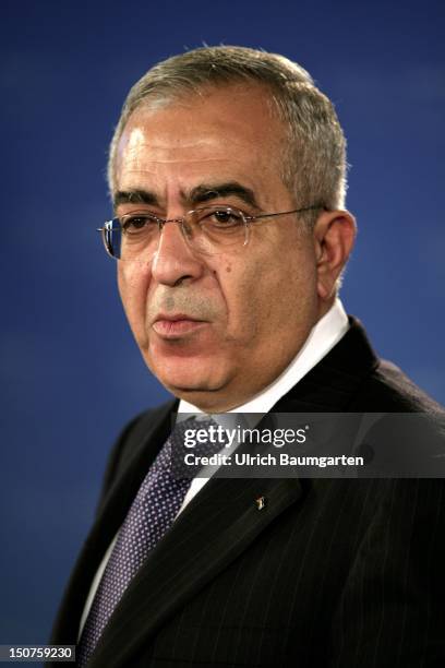 Salam FAYYAD, Prime Minister of the Palestinian National Authority.