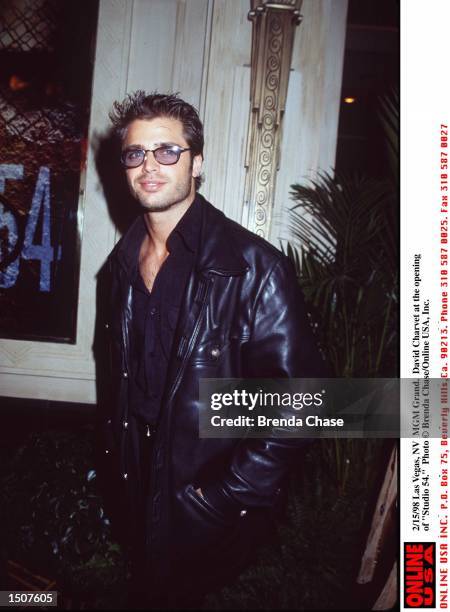 Las Vegas, NV MGM Grand. David Charvet at the opening of "Studio 54."