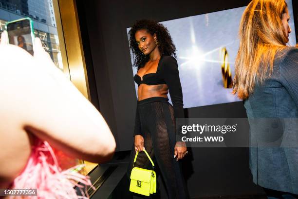 Melodie Monrose at the Balmain and Olivier Rousteing Celebration of the New York City Flagship on May 11, 2022 in New York.