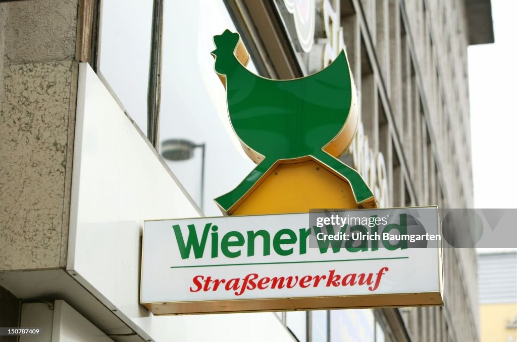 Sign of a restaurant of the Wienerwald Restaurants GmbH.