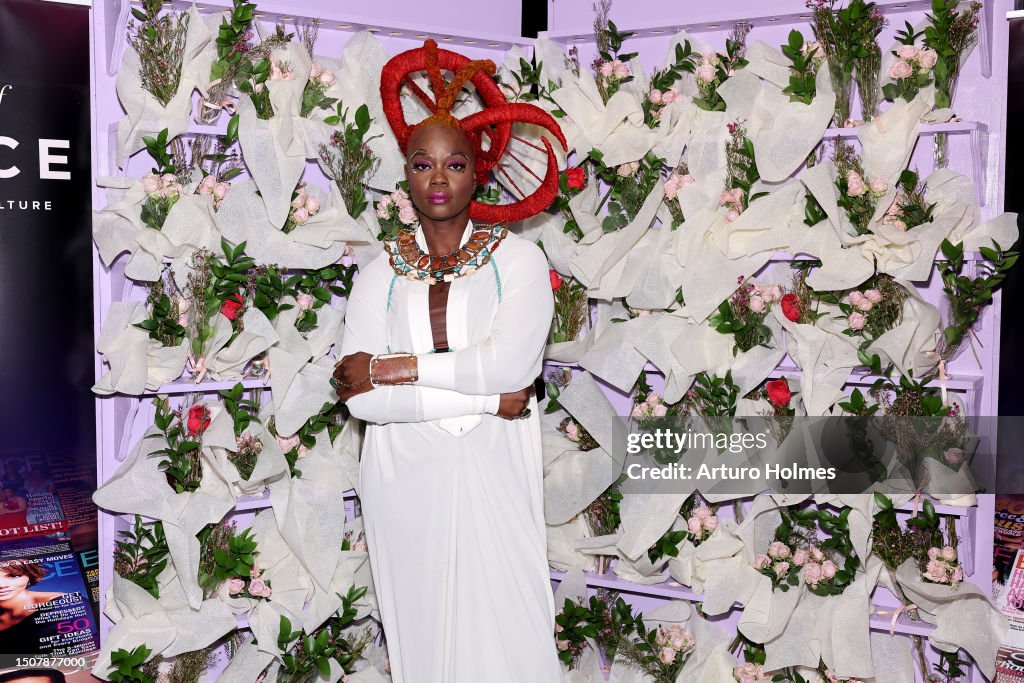 Caroline Wanga attends the 2023 ESSENCE Festival Of Culture™ at... News