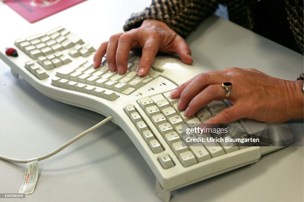 Hands of a computer keyboard. News Photo - Getty Images