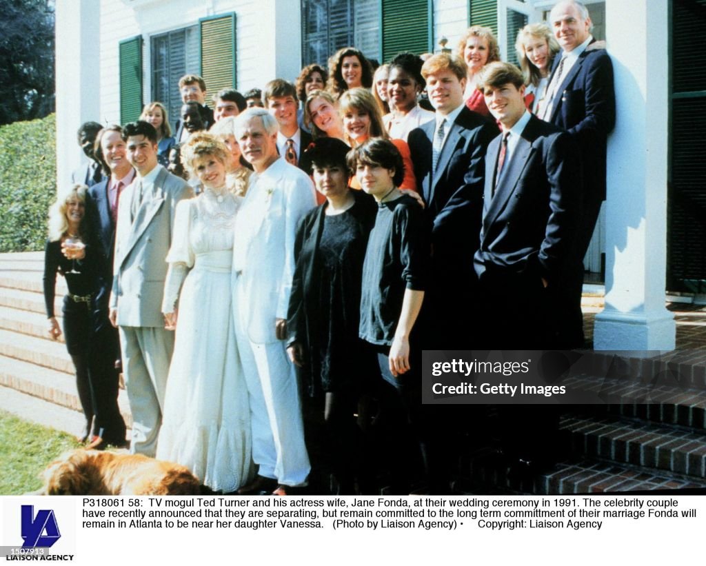 Ted Turner and Jane Fonda's wedding ceremony