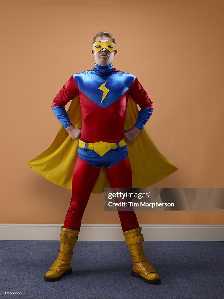 Portrait of a super hero