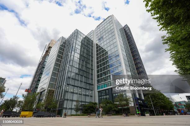 The Financial Conduct Authority headquarters ahead of a meeting of UK bank bosses in London, UK, on Thursday, July 6, 2023. Bank bosses are meeting...