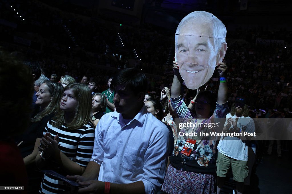 Ron Paul Rally at the University of Florida's Sun Dome.