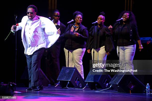 August 24th, 2012 - Legendary R&amp;B singer Al Green performs at Wolf Trap National Park in Vienna, VA. In 2004, Rolling Stone magazine ranked Green...