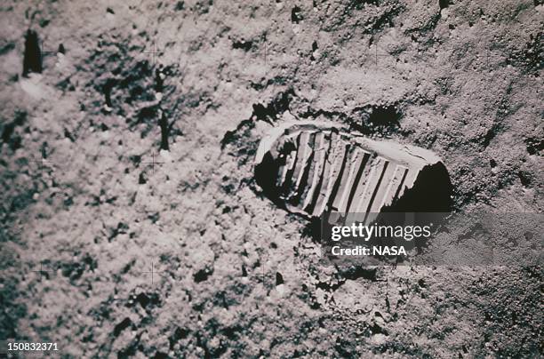 Neil Armstrong's first step on the Moon on July 21, 1969.