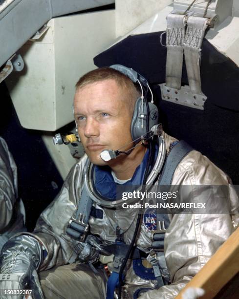 Neil armstrong during training activity in 1966.