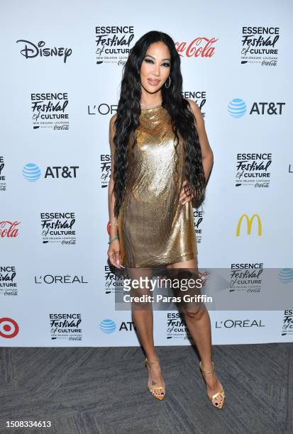 Kimora Lee Simmons attends night 2 of the 2023 ESSENCE Festival Of Culture™ at Caesars Superdome on July 01, 2023 in New Orleans, Louisiana.