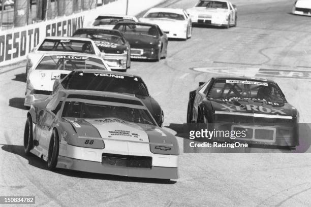 Mid-1980s: Late Model racing action at DeSoto Speedway in the mid-1980s. Both the All-Pro Series and NASCAR All-American Challenge Series ran races...