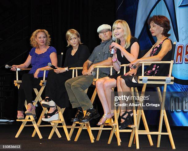 Actress Virginia Madsen, actress Hallie Todd, actor Michael Snyder, actress Lisa Wilcox and actress Lycia Naff participate in the 11th Annual...