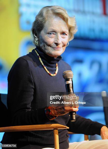 Actress Diana Muldaur participates in the 11th Annual Official Star Trek Convention - day 2 held at the Rio Suites and Hotel on August 10, 2012 in...