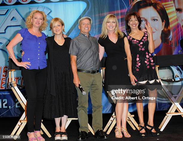 Actress Virginia Madsen, actress Hallie Todd, actor Michael Snyder, actress Lisa Wilcox and actress Lycia Naff participate in the 11th Annual...