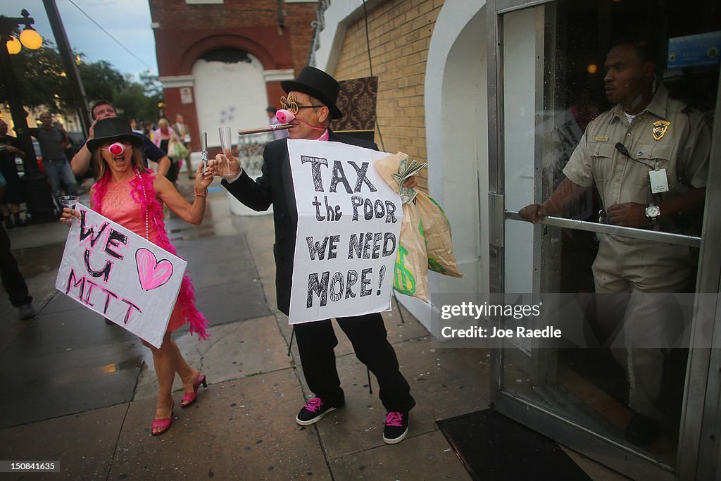 Protesters Demonstrate During The Republican National Convention