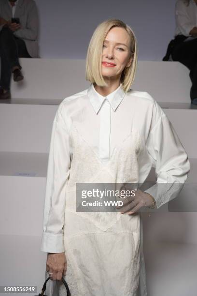 Naomi Watts at the Fendi Fall 2023 Couture Collection Runway Show on July 6, 2023 in Paris, France.