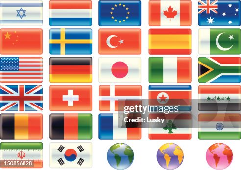 Flags (1 of 6 Aqua style) Flags (1 of 6 Aqua style)