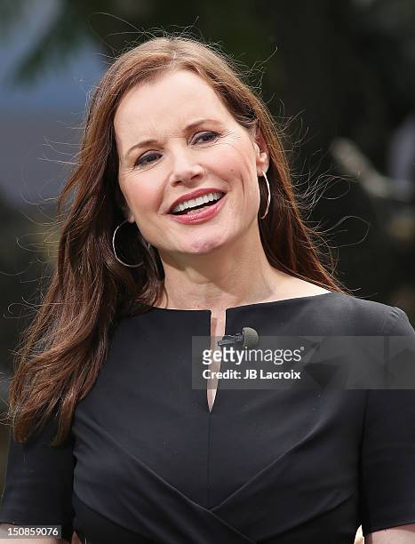 Geena Davis is seen at The Grove on August 27, 2012 in Los Angeles, California.