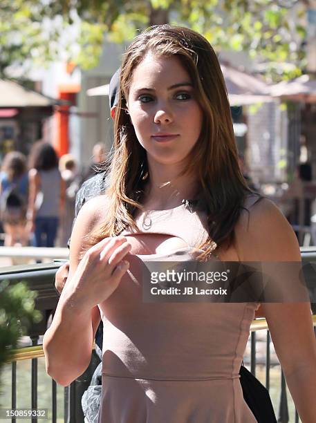 McKayla Maroney is seen at The Grove on August 27, 2012 in Los Angeles, California.