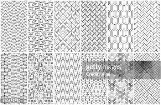 Nahtlose geometrische Muster Nahtlose geometrische Muster