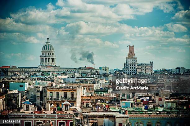 roofs of la habana, cuba - la havana stock pictures, royalty-free photos & images