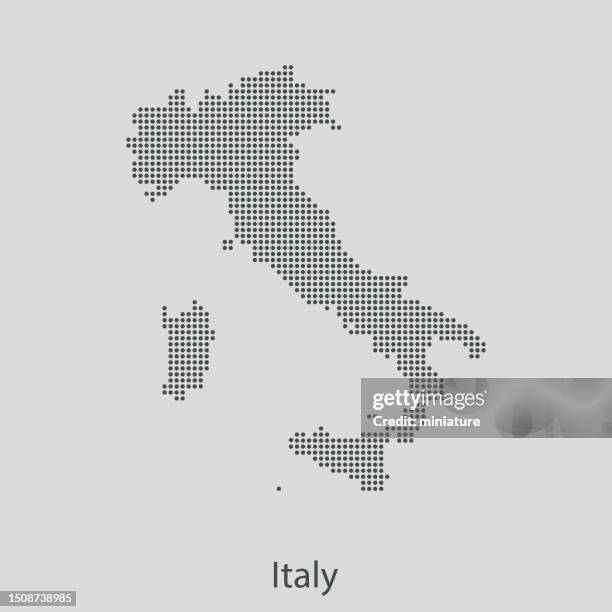bildbanksillustrationer, clip art samt tecknat material och ikoner med italy map - karta italien