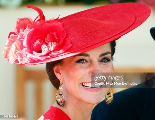 Catherine, Princess of Wales attends day four of Royal Ascot 2023 at Ascot Racecourse on June 23, 2023 in Ascot, England.