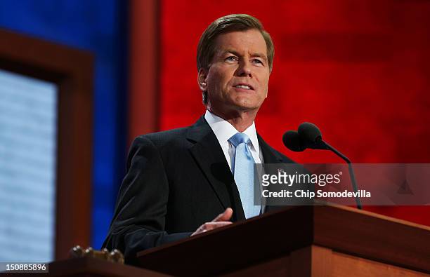 Virginia Gov. Bob McDonnell speaks during the Republican National Convention at the Tampa Bay Times Forum on August 28, 2012 in Tampa, Florida. Today...