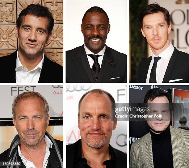 In this composite image a comparison has been made between the 2012 Emmy nominees for Outstanding Lead Actor In A Miniseries Or Movie. Actor Bill...