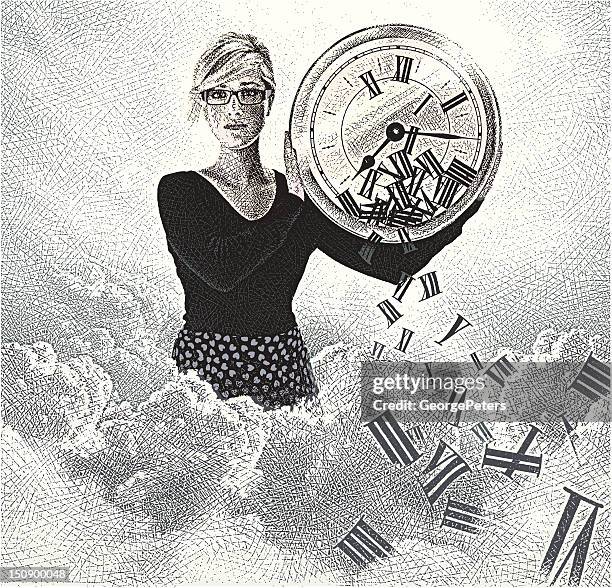 time. - past due stock illustrations