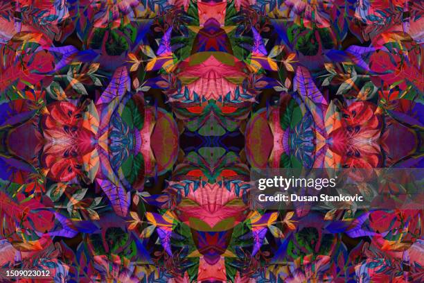 metaverse digital world - psychedelic stock illustrations