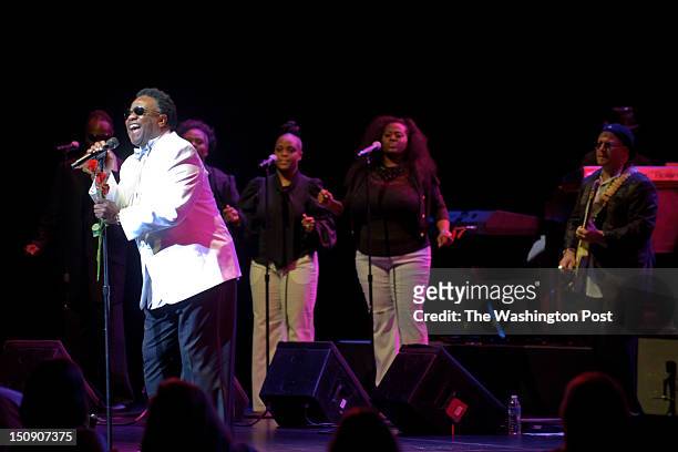 August 24th, 2012 - Legendary R&amp;B singer Al Green performs at Wolf Trap National Park in Vienna, VA. In 2004, Rolling Stone magazine ranked Green...