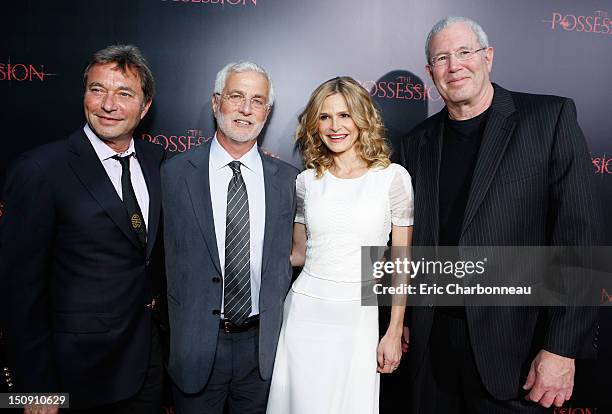 Lionsgate's Patrick Wachsberger, Lionsgate's Rob Friedman, Kyra Sedgwick and Executive Producer/Lionsgate's Films Productions President Michael...