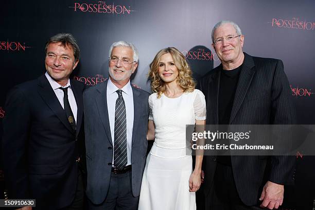 Lionsgate's Patrick Wachsberger, Lionsgate's Rob Friedman, Kyra Sedgwick and Executive Producer/Lionsgate's Films Productions President Michael...