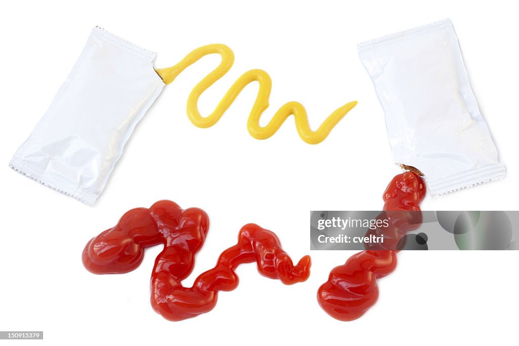 Ketchup and Mustard Packets