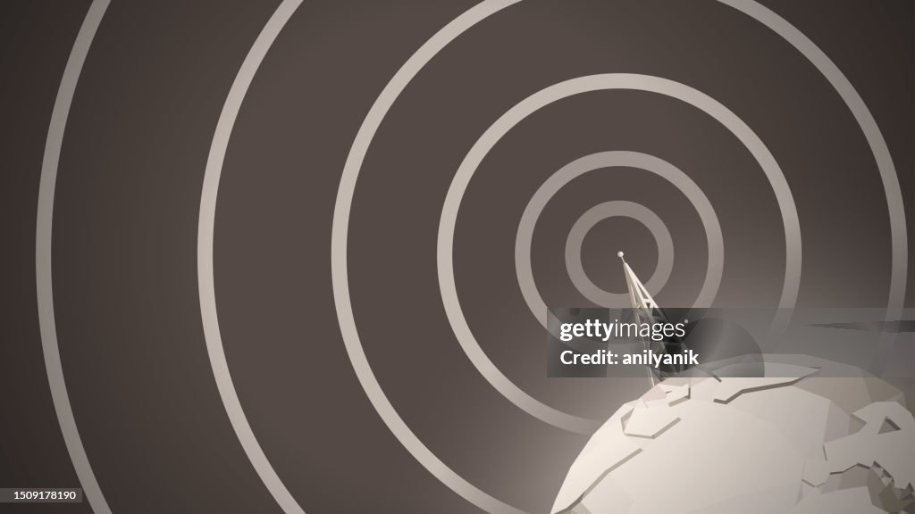 Radio tower waves