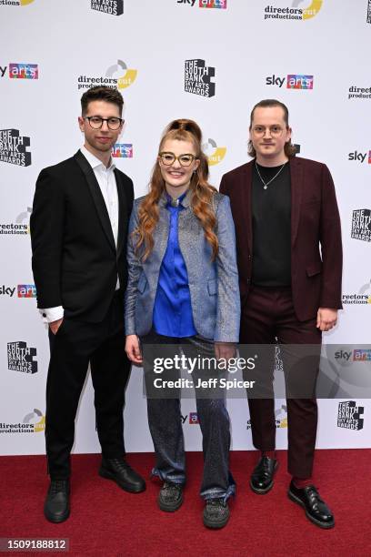 Jess Gillam arrives at The South Bank Sky Arts Awards 2023 at The Savoy Hotel on July 02, 2023 in London, England.