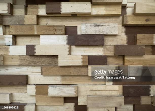 wooden texture use as natural background for design - oak wood material stock-fotos und bilder