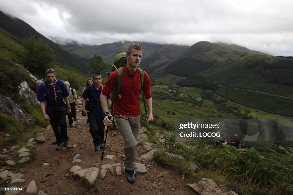 The Paralympic Games Torch Relay - Day 1