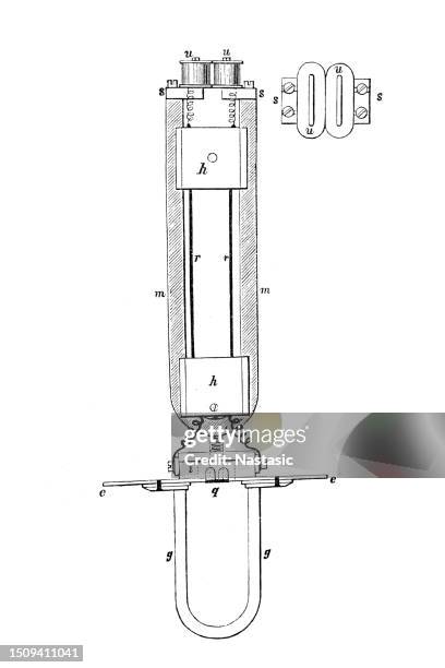 siemens telephone - alexander graham bell stock illustrations