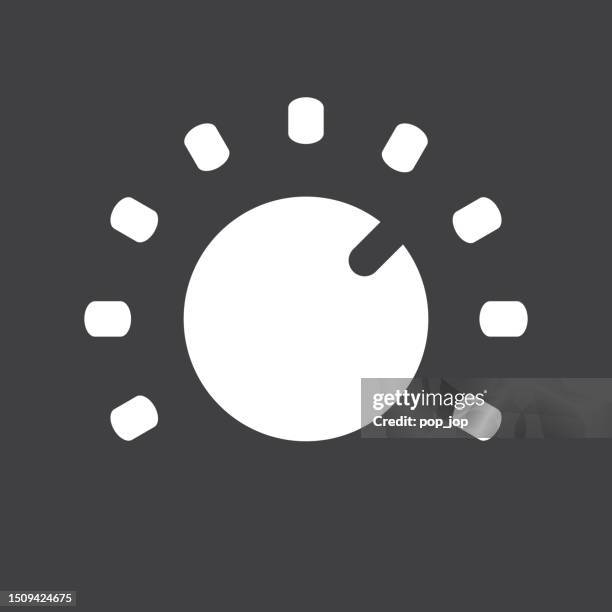 sound volume control button music player vector icon. isolated on background. audio technology - track record stock illustrations