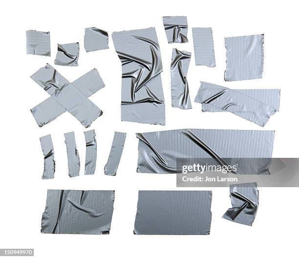 duct tape pieces - duct tape stock pictures, royalty-free photos & images