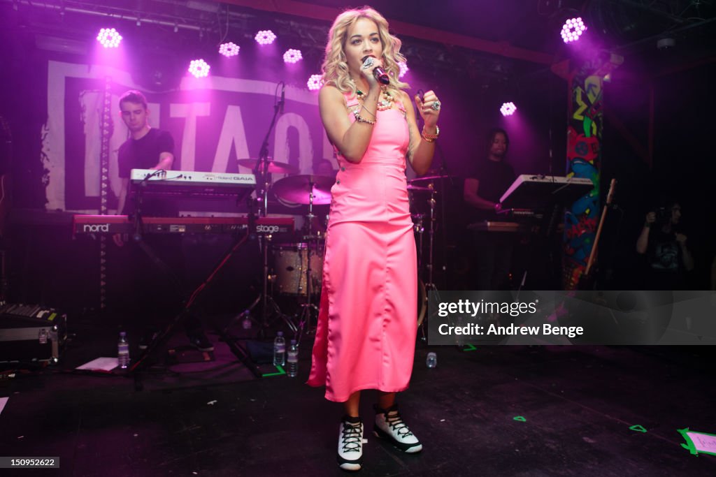 Rita Ora Performs In Manchester