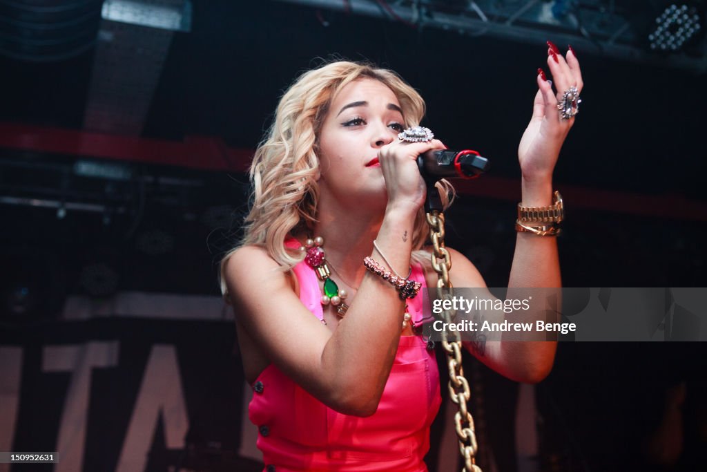 Rita Ora Performs In Manchester